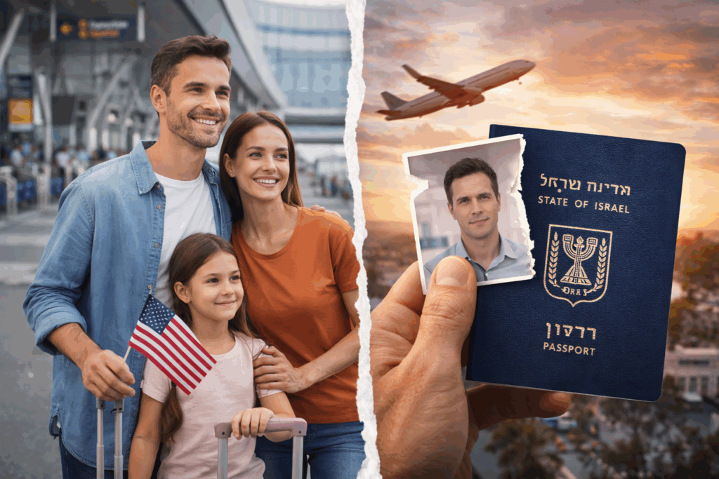 משפחה בשדה תעופה